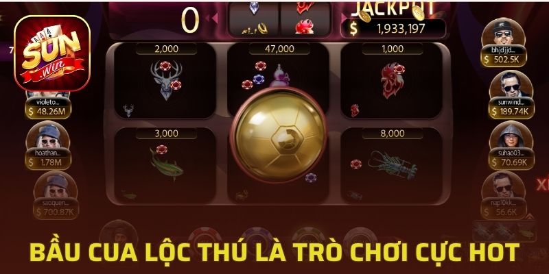 Bầu Cua Lộc Thú là trò chơi cược đổi thưởng cực hot